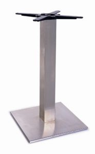 Square stanless steel profile table base