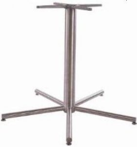 Five leg stainless steel table base