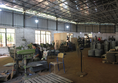 inside of factory