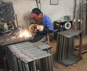 welding columns together